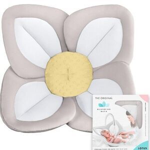Blooming Bath‎ Lotus Baby Bath Seat Plush Minky Infant Bath Flower Mat Bath Tub
